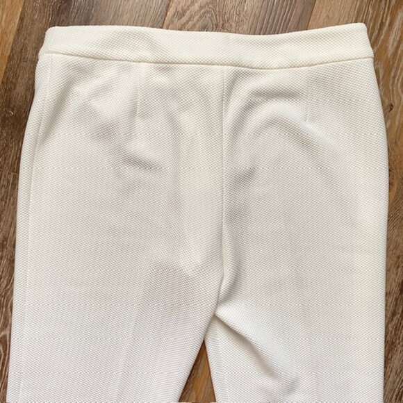 Kasper Kristy Slim Fit Pants Women’s 8 Ivory Textured Dress Career Work - Picture 9 of 14